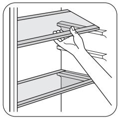 ZANUSSI ZBA7230A - Flytbare hylder - 1