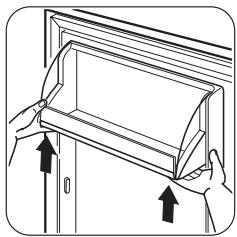 ZANUSSI ZBA7230A - Emplacement des balconnets de la porte - 1