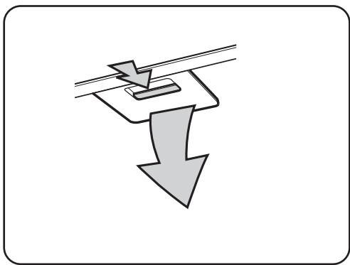 ZANUSSI ZHC 6121 - Removing the metal grease filter - 1