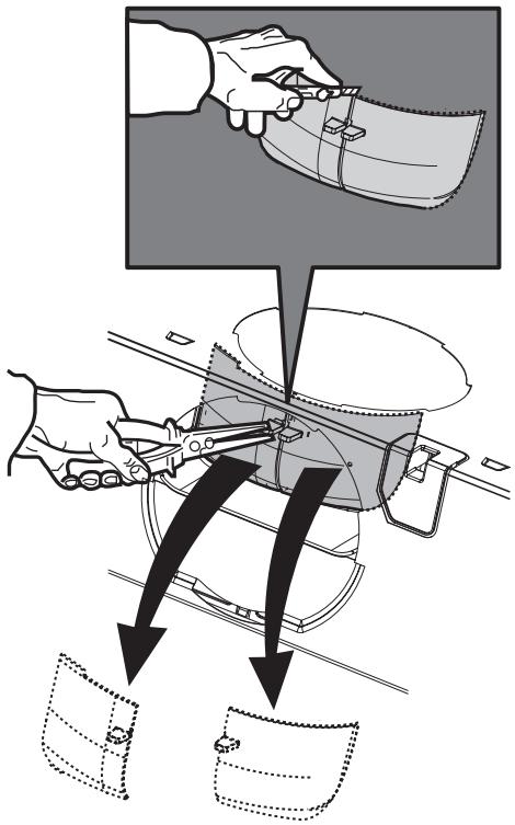 ZANUSSI ZHC 7131 - Afvoeropening achterkant - 1