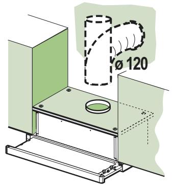 ZANUSSI ZHP 615 - ANSCHLUSS IN ABLUFTVERSION - 1