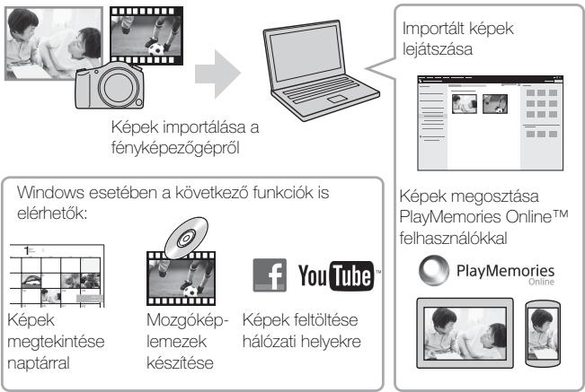 SONY DSC-HX400V - A Play Memories Home™ jellemzői - 1