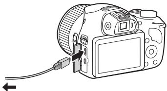SONY DSC-HX400V - Lade ved a koble til en datamaskin - 1