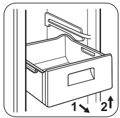 ZANUSSI ZRB936PWH2 - Vriesmandjesuit de vriezer verwijderen - 1