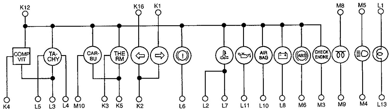 SUZUKI BALENO - SCHEMA D'alimentation electrique - 2