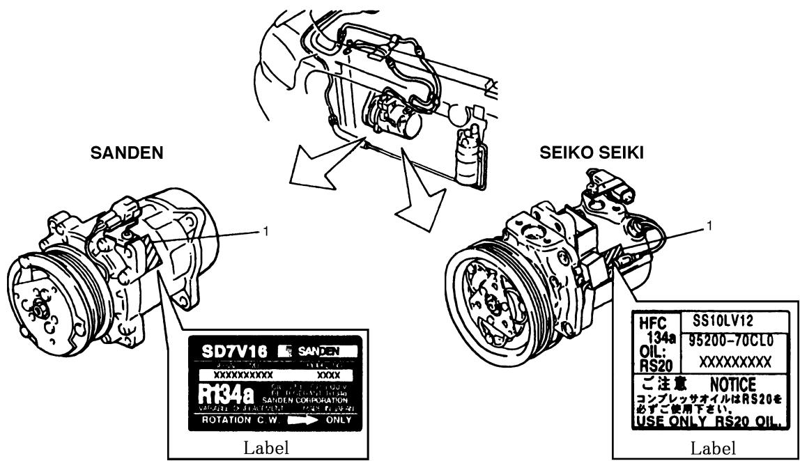 SUZUKI BALENO - Identification du compresseur - 1