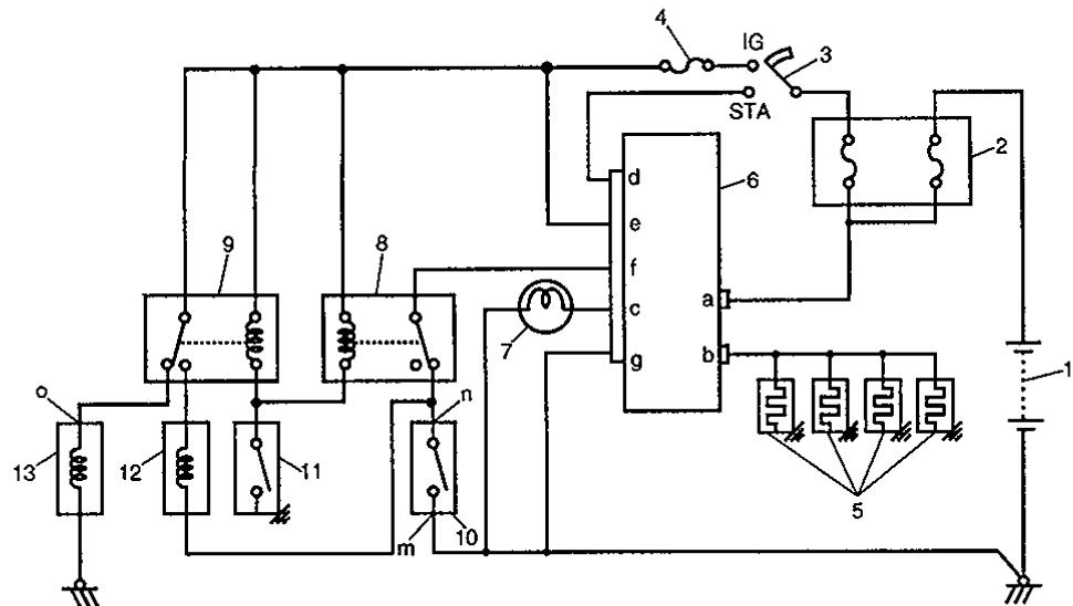 SUZUKI BALENO - Circuit de commande electrique - 1