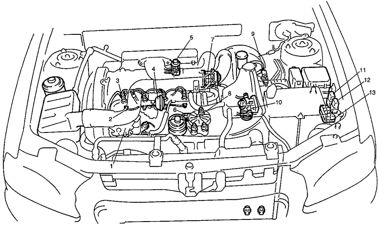 SUZUKI BALENO - Compartiment moteur - 1