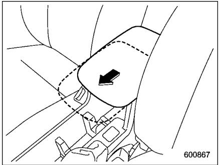 SUZUKI FORESTER - Pour l'utiliser comme accoudoir: - 2