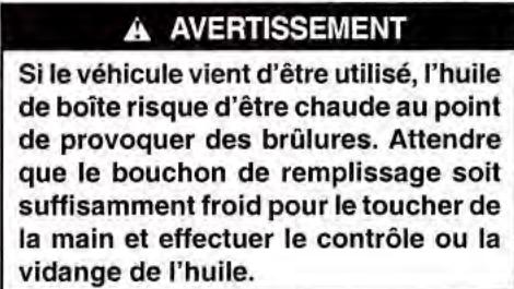 SUZUKI SAMURAI - Vidange de l'huile de boite - 1