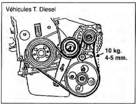 SUZUKI SAMURAI - Courroie de la servodirection (Vehicles essence) - 1