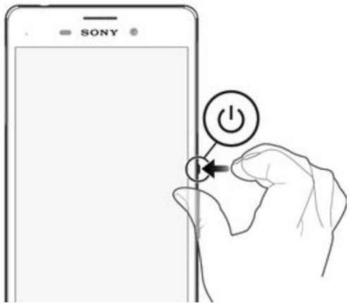 SONY E2303 - To turn on the device - 1