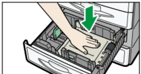RICOH AFICIO MP301SP - Einlagen von Papier in Magazine 2 und 3 - 4