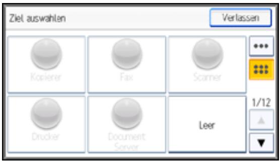 RICOH AFICIO MP301SP - Legen Sie die Position fest, an der [Leer] angezeigt wird. - 1