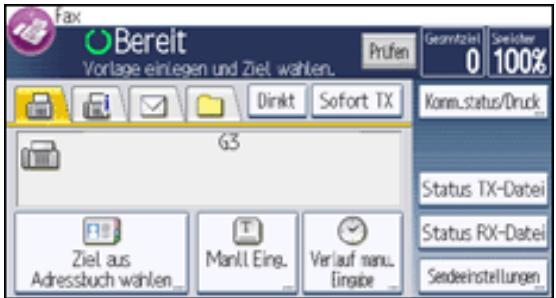 RICOH AFICIO MP301SP - Anzeigen des Übertragungsergebnis - 1