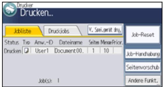 RICOH AFICIO MP301SP - Während des Druckvorgangs - 2
