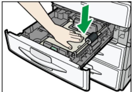 RICOH AFICIO MP301SP - Einlagen von Papier in Magazin 1 - 2