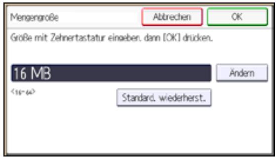 RICOH AFICIO MP301SP - Mengen-/Stapeleinstellungen über das Bedienfeld - 4