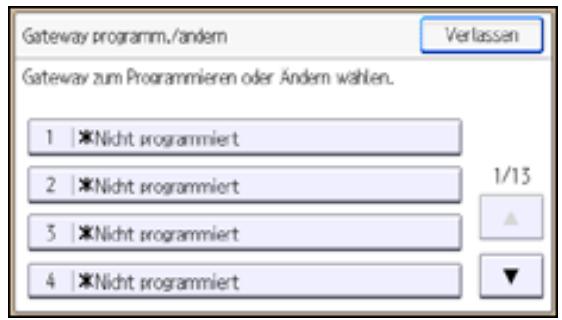 RICOH AFICIO MP301SP - Gateway programm./ändern - 1