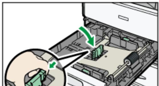 RICOH AFICIO MP301SP - Ändern des Papierformats in Magazin 1 - 4