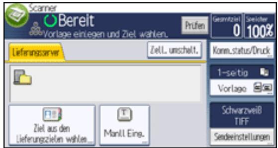 RICOH AFICIO MP301SP - Zielauswahl aus der Ziellste - 1