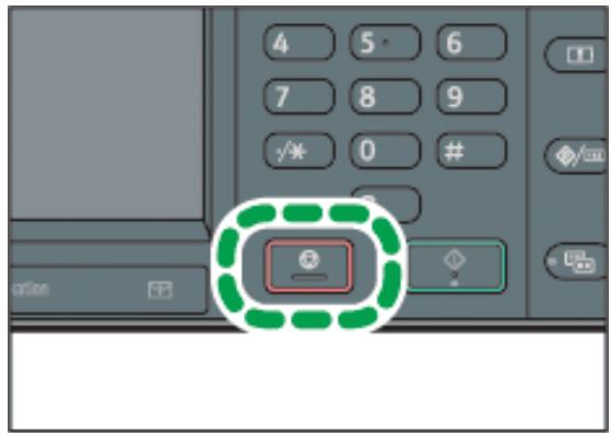RICOH AFICIO MP301SP - Abbrechen einer Übertragung, nachdem die Vorlage gescannot wurde (während eine Übertragungstattfindet) - 1