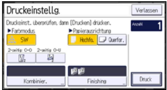 RICOH AFICIO MP301SP - Webseiten über das Bedienfeld-Display drucken - 1
