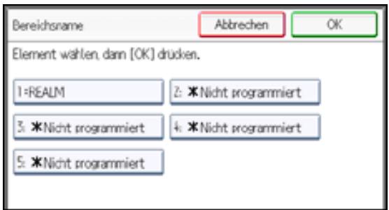 RICOH AFICIO MP301SP - Programmieren des LDAP-Servers - 1