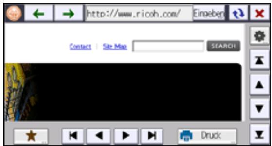 RICOH AFICIO MP301SP - Angezeigte Webseiten prüfen - 1