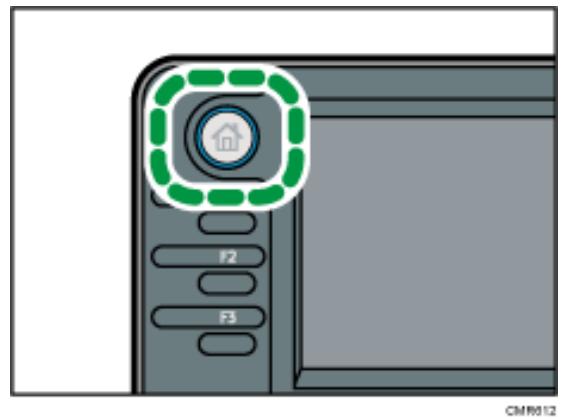 RICOH AFICIO MP301SP - [Start]-Bildschirm anzeigen - 1