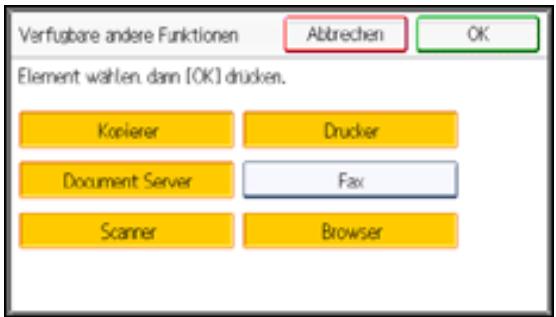 RICOH AFICIO MP301SP - Für Anwender verfügbare Funktionen - 3