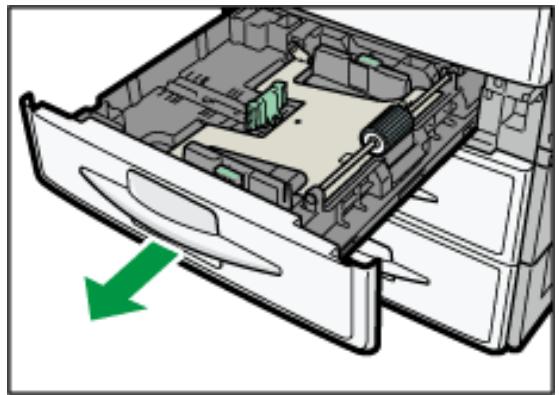 RICOH AFICIO MP301SP - Einlagen von Papier in Magazin 1 - 1