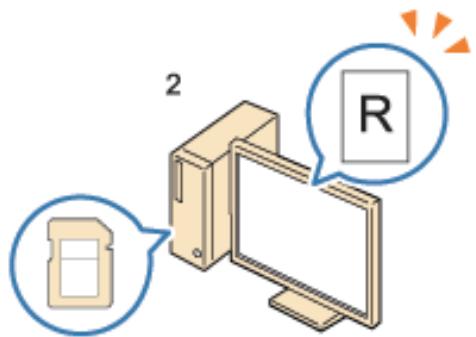 RICOH AFICIO MP301SP - Gescannte Dokumente auf einem USB-Speicherverat oder einer SD-Karte speichern - 2