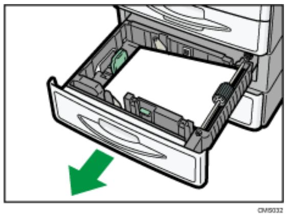 RICOH AFICIO MP301SP - Ändern des Papierformats in den Magazinen 2 und 3 - 1