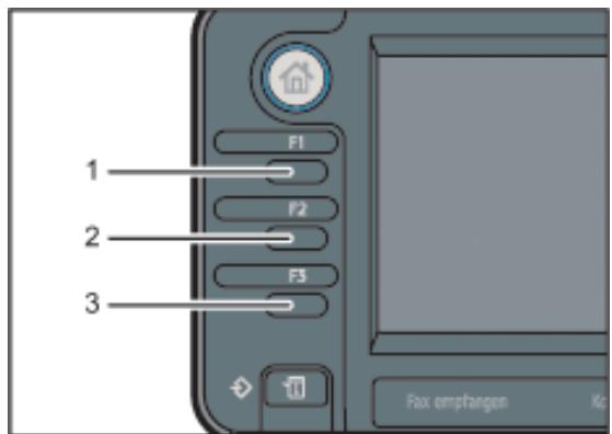 RICOH AFICIO MP301SP - Funktionstasten konfigurieren - 1