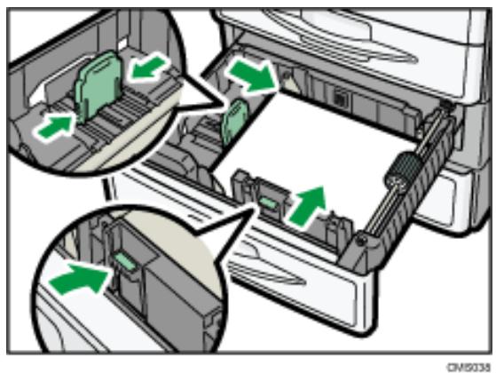RICOH AFICIO MP301SP - Einlagen von Papier in Magazine 2 und 3 - 7