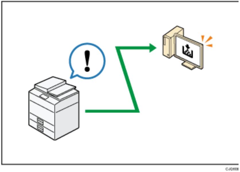 RICOH AFICIO MP301SP - Sie können das Gerät über einen Computer überwachen und einstellen - 1
