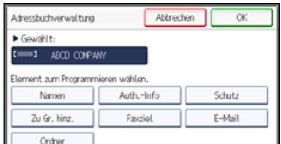 RICOH AFICIO MP301SP - Registrieren eines Sicherungscope für einen Einzelanwender - 1