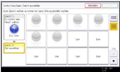 RICOH AFICIO MP6002 - Symbole zum [Start]-Bildschirm mit Anwenderprogramm hinzufugen - 6