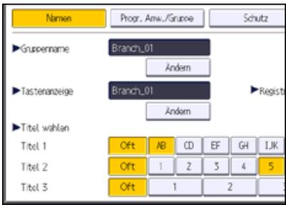 RICOH AFICIO MP6002 - Ändern eines Gruppennamen - 2