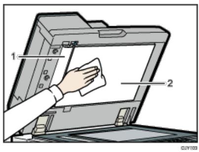 RICOH AFICIO MP6002 - Reinigung des Automatischen Vorlageneinzugs (ADF) - 2