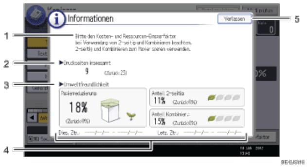 RICOH AFICIO MP6002 - Verwendend des Bildschirms [Informationen] - 2