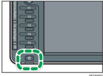 RICOH AFICIO MP6002 - Drucken Sie die Taste [Status prufen]. - 1