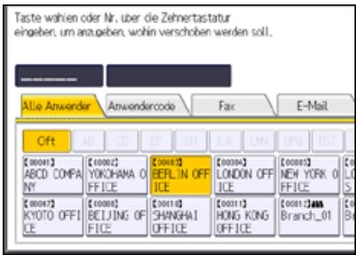 RICOH AFICIO MP6002 - Ändern der Reihenfolge gespeicherter Namen - 4