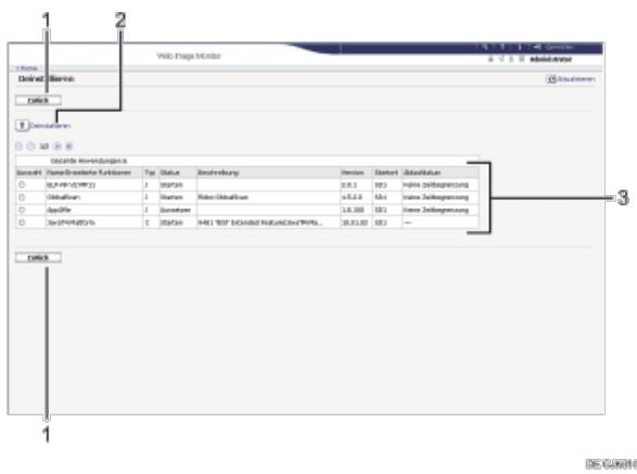 RICOH AFICIO MP6002 - Bildschirm Deinstallieren - 1
