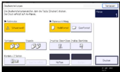 RICOH AFICIO MP6002 - Webseiten über das Bedienfeld-Display drucken - 2