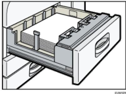 RICOH AFICIO MP6002 - Einlagen von Papier in die A3/11 × 17-Magazineinheit - 4