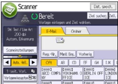 RICOH AFICIO MP7502 - Ein kürzlich verwendetes Ziel im Adressbuch speichern - 2
