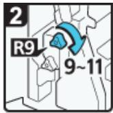 RICOH AFICIO MP7502 - Wenn R8 - R12 im Fall von Booklet Finisher SR4070 angezeigt wird - 2