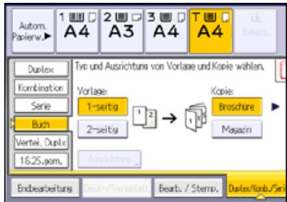RICOH AFICIO MP7502 - Gleichzeitiges Verwenden der Kombinations- und Buchinde-Funktion - 4